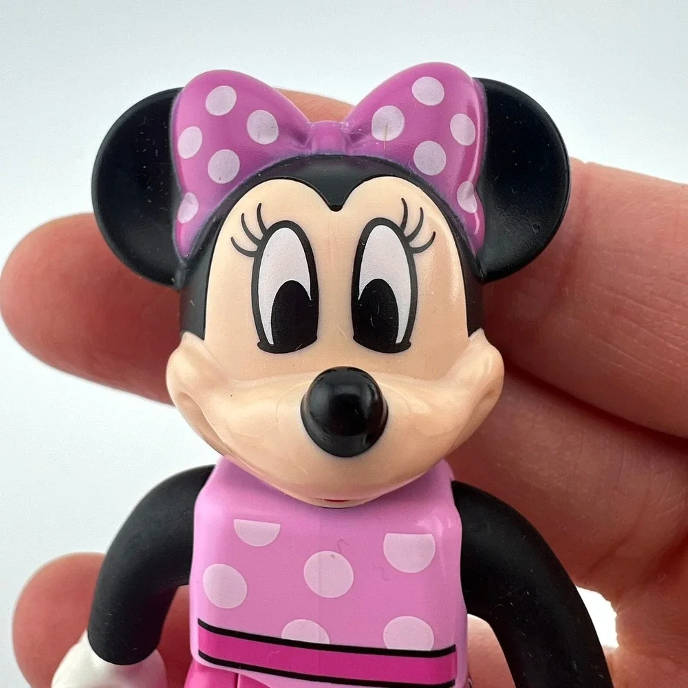 LEGO DUPLO Minnie Mouse Figure‎ Pink Polka Dot Outfit Disney Toy